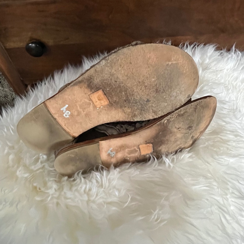 Free People Island Cruiser Woven Suede Sandals Womens 7 - Picture 6 of 11